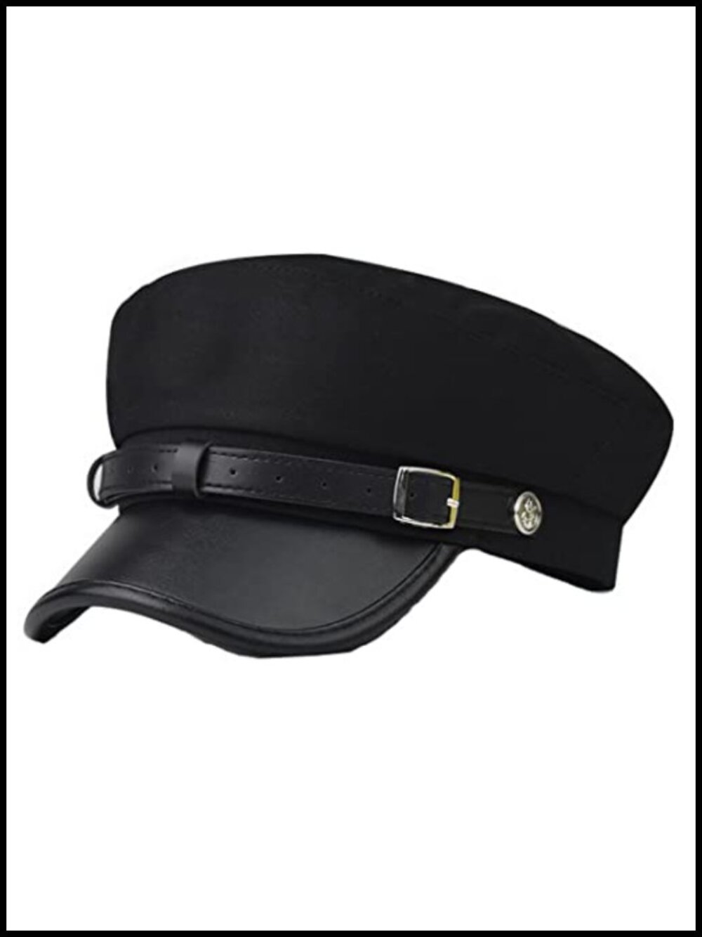 Newsboy Cap Yacht Captain Sailor Hat Polyester Peaked Beret Cabbie